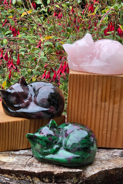 Gemstone Sleeping Cats