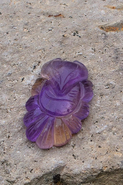 Ametrine Nine-Tailed Fox - One of a Kind