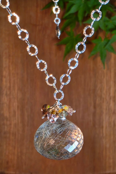 Limited Editiona Rutilated Quartz Necklace  NBR3026