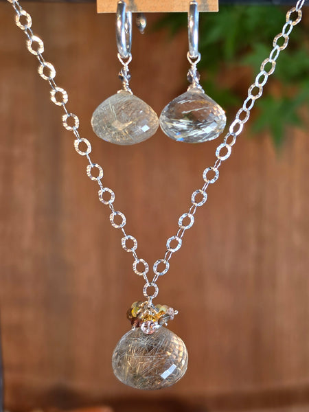 Limited Editiona Rutilated Quartz Necklace  NBR3026