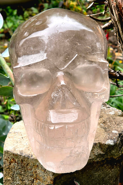 One of a Kind Smoky Quartz Skull