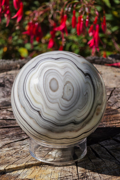 Banded Calcite Sphere - One of a Kind