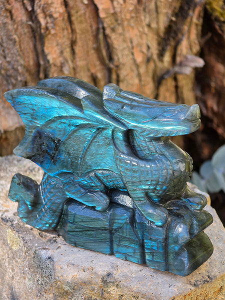 Labradorite Dragon - One of a Kind