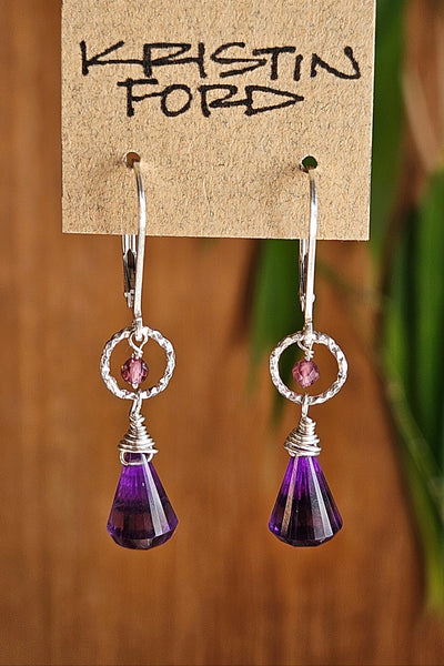 One of a Kind Amethyst & Ruby Necklace