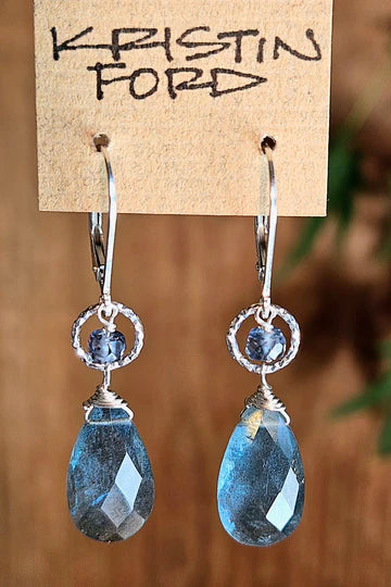 Aquamarine, Smoky Quartz, Andalusite, Blue Topaz & Apatite Necklace  NBL7725