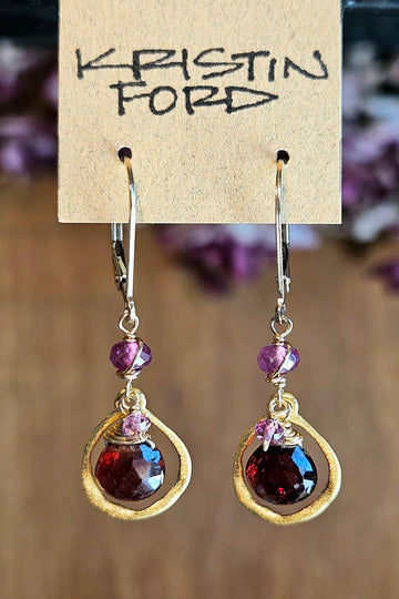 GF) Garnet & Rhodolite Necklace  NRD0626G