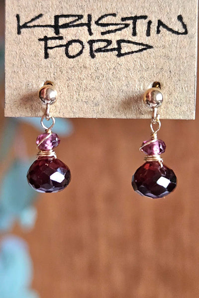 GF) Garnet & Rhodolite Necklace  NRD0626G
