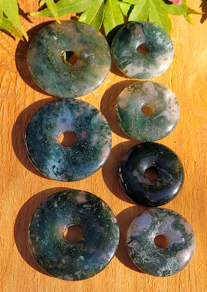 Moss Agate Donuts