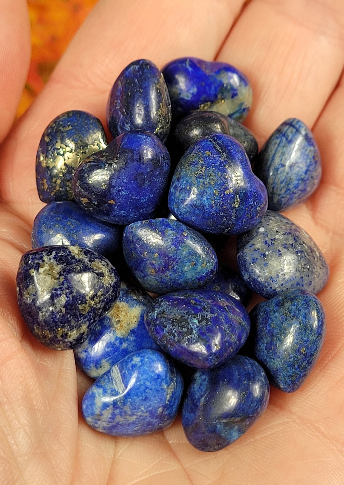 Mini Lapis Lazuli Hearts