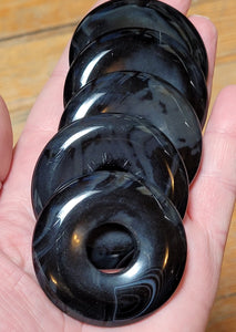 Black Onyx Donut / Sphere Stand