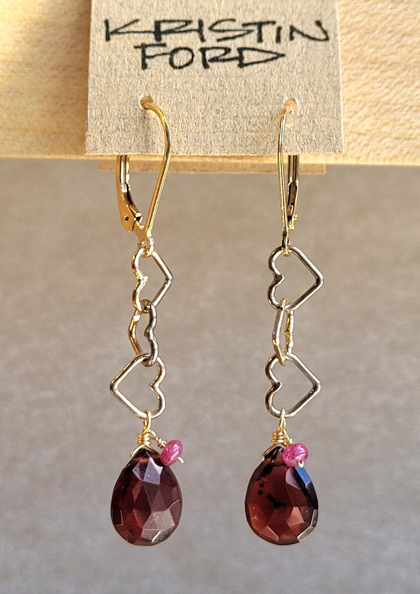 Garnet & Ruby Earrings ERD2321G