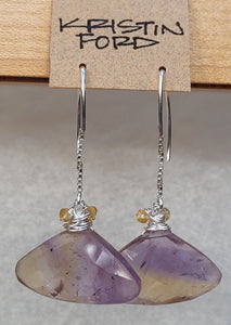 Ametrine & Citrine Earrings EBL1223