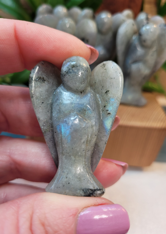 Labradorite Carved Angels