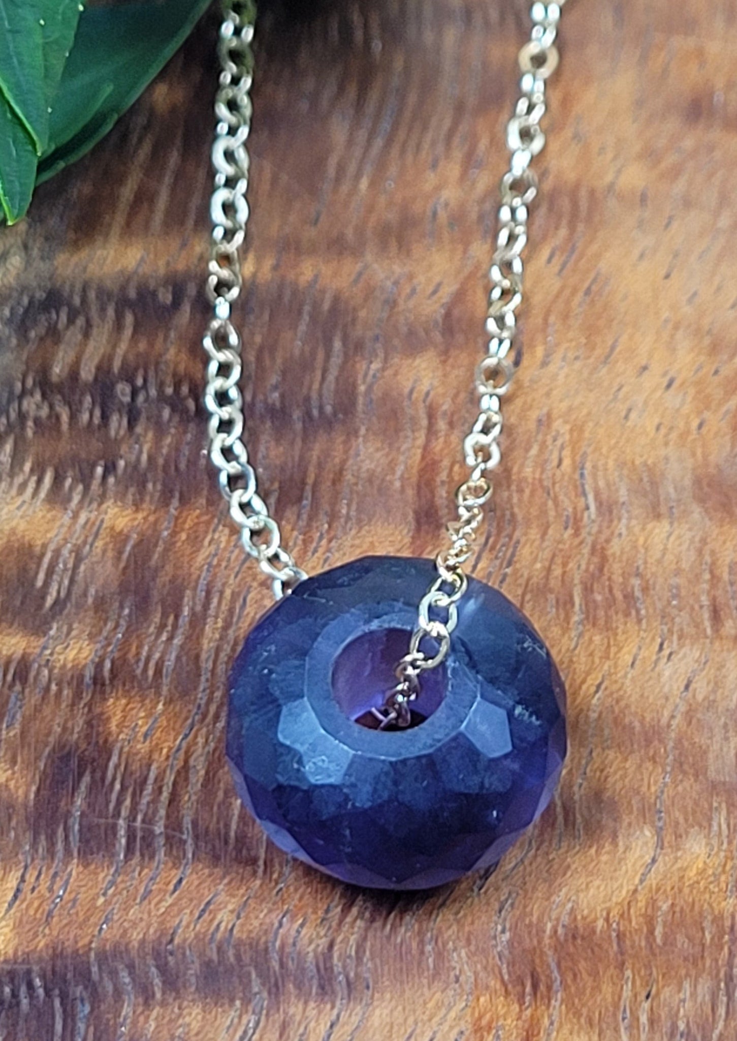 Amethyst "Wheel" Necklace NBL1922G