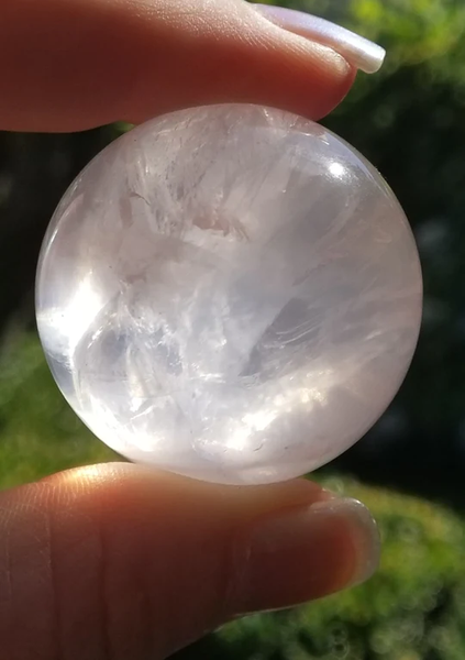 Mini Rose Quartz Spheres