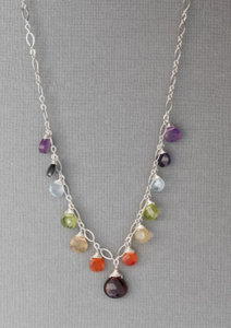 Rainbow chakra necklace - NWH3317